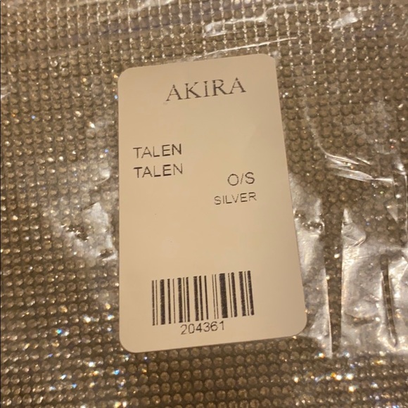 Silver Talen Clutch with Chain - Picture 8 of 8